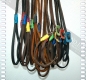 Preview: Retrieverleine aus Fettleder, 8 mm