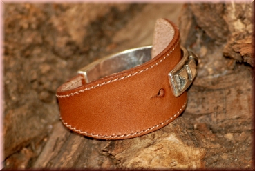 Preview: Lederarmband mit Spange