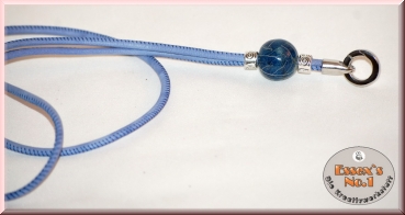 Pfeifenband aus gesäumtem Nappaleder