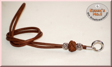 Pfeifenband aus gesäumtem Nappaleder