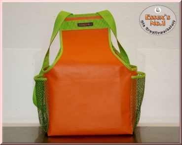 Preview: Dummyrucksack mit Seitentaschen aus Netz