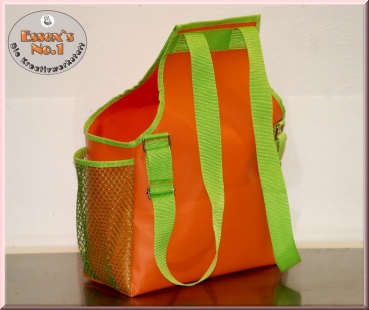 Preview: Dummyrucksack mit Seitentaschen aus Netz