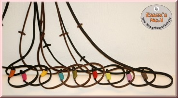 Preview: Retrieverleine aus Fettleder, 8 mm