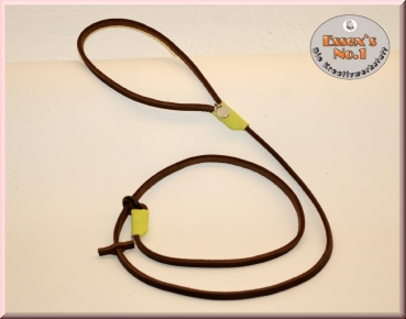 Preview: Retrieverleine aus Fettleder, 8 mm