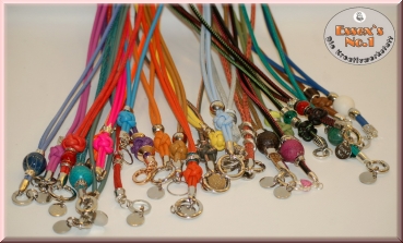 Preview: Pfeifenband aus gesäumtem Nappaleder