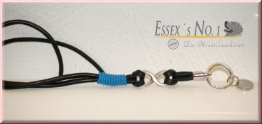 Preview: Pfeifenband aus gesäumtem Nappaleder