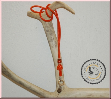 Pfeifenband aus gesäumtem Nappaleder