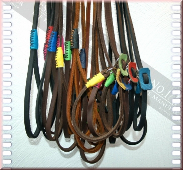 Retrieverleine aus Fettleder, 8 mm
