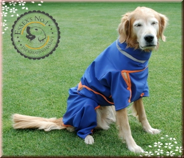 Softshellmantel mit Klick- oder Klettverschluß