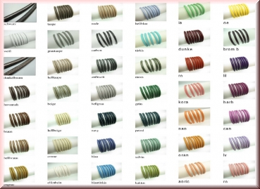 Pfeifenband aus gesäumtem Nappaleder