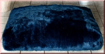 "Wolke7"-Kissen ECKIG mit Webpelz