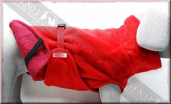 Warmer Wende-Bademantel