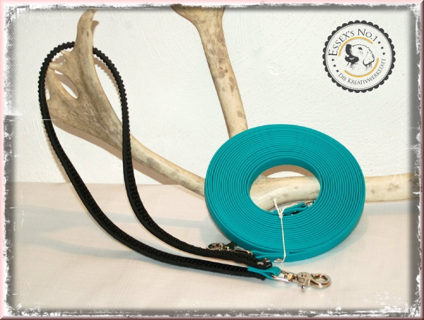 Schleppleine aus BioThane mit abnehmbarer Supergrip-Handschlaufe