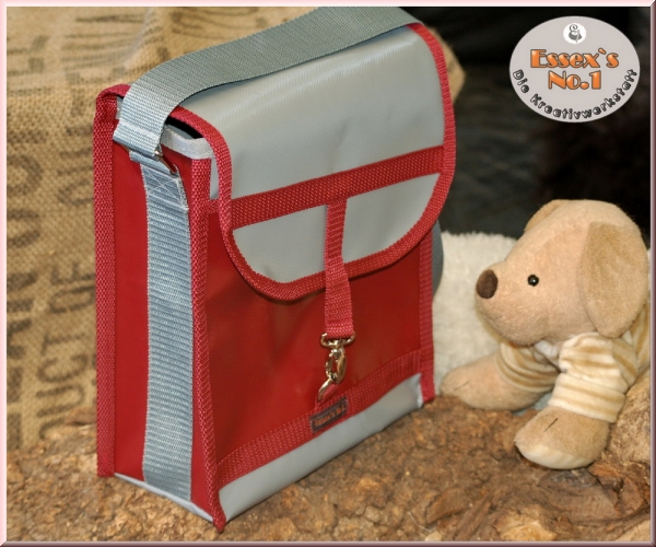 Tasche aus LKW-Plane mit Innentasche