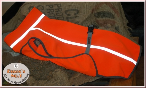 Softshellmantel mit Klick- oder Klettverschluß