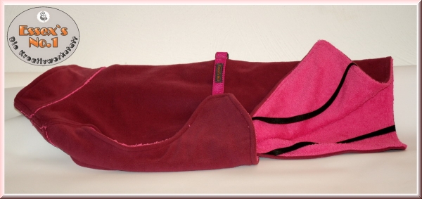 Warmer Wende-Bademantel