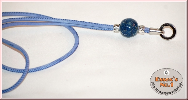 Pfeifenband aus gesäumtem Nappaleder