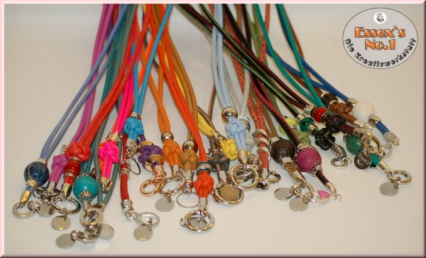 Pfeifenband aus gesäumtem Nappaleder