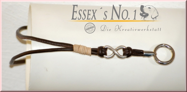 Pfeifenband aus gesäumtem Nappaleder