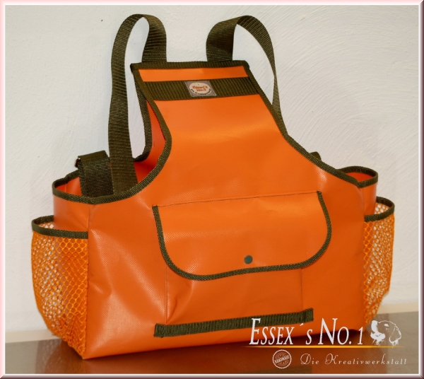 Dummyrucksack mit Seitennetzen und Rückentasche