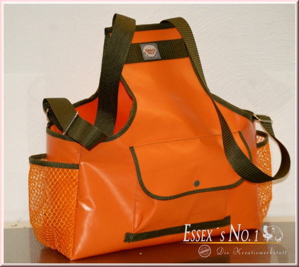 Dummyrucksack mit Seitennetzen und Rückentasche