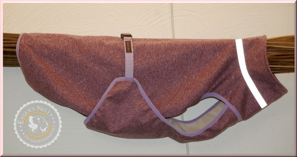 Softshellmantel mit Klick- oder Klettverschluß