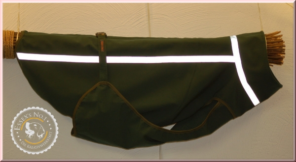 Softshellmantel mit Klick- oder Klettverschluß