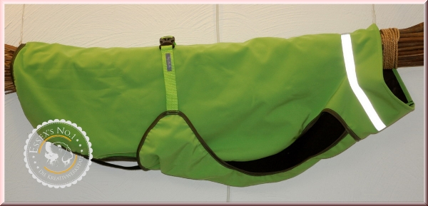 Softshellmantel mit Klick- oder Klettverschluß