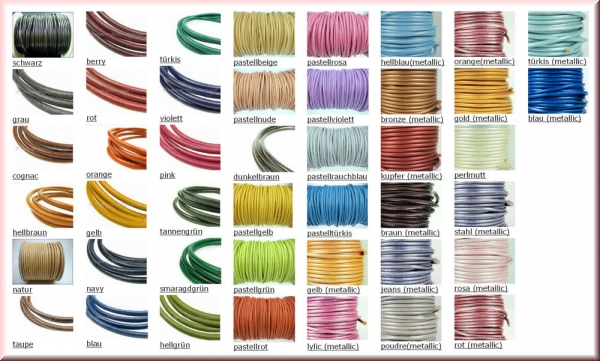 Farben Rundleder