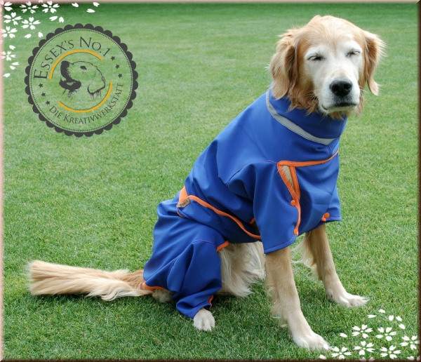 Softshellmantel mit Klick- oder Klettverschluß