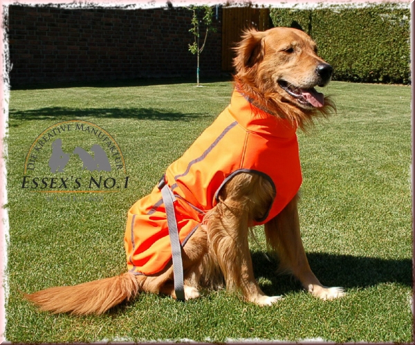 Softshellmantel mit Klick- oder Klettverschluß