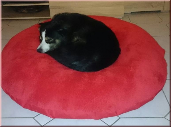 "Wolke7"-Kissen mit Fleece