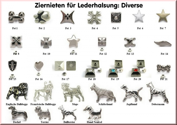 Zubehör: Ziernieten